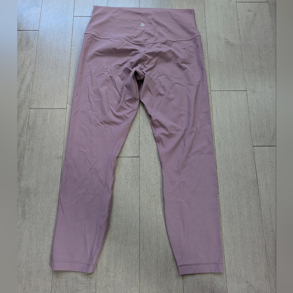 Lululemon Align Ribbed Legging Purple Ash Size 10 - Picture 12 of 12